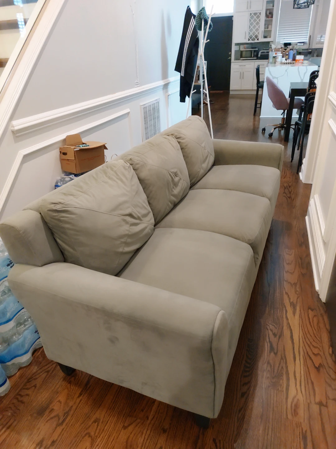 Light Gray 3-Seater Sofa - photo 5