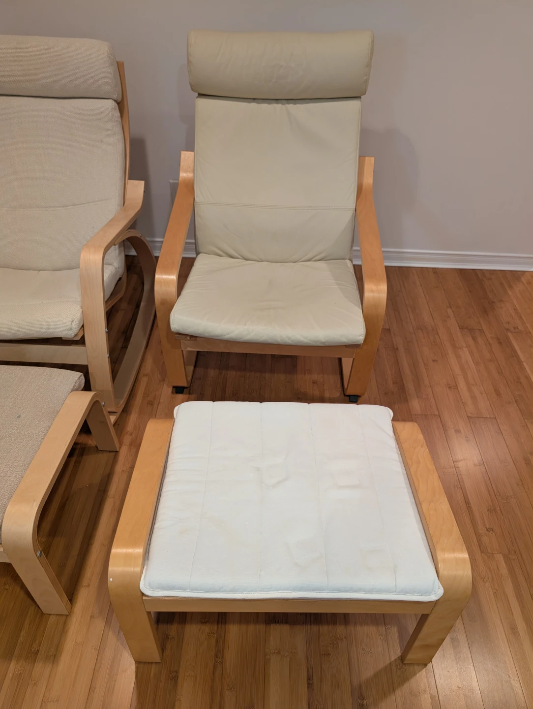 IKEA Poäng Armchair and Ottoman - photo 2