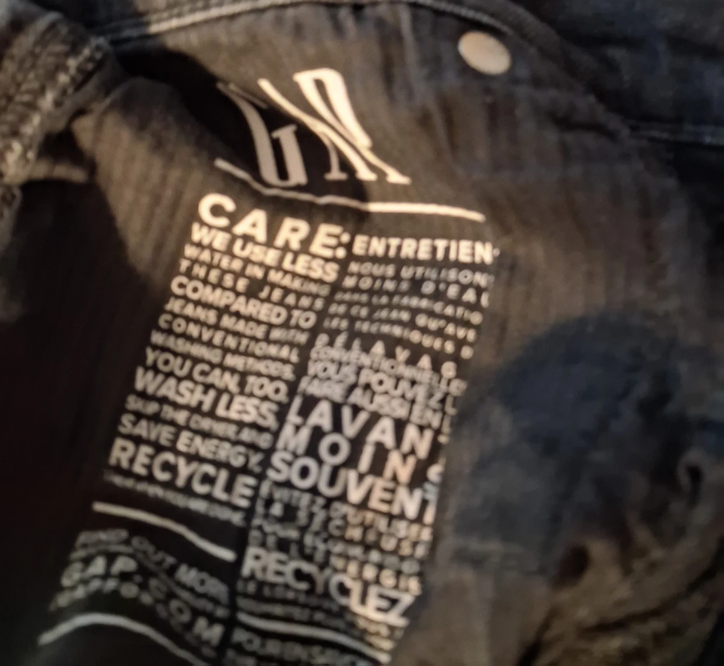 GAP Vintage Slim High Rise Jeans - Black - photo 4