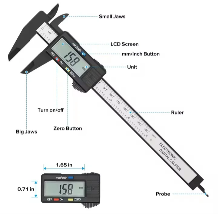 Electronic Digital Caliper 100mm - photo 4