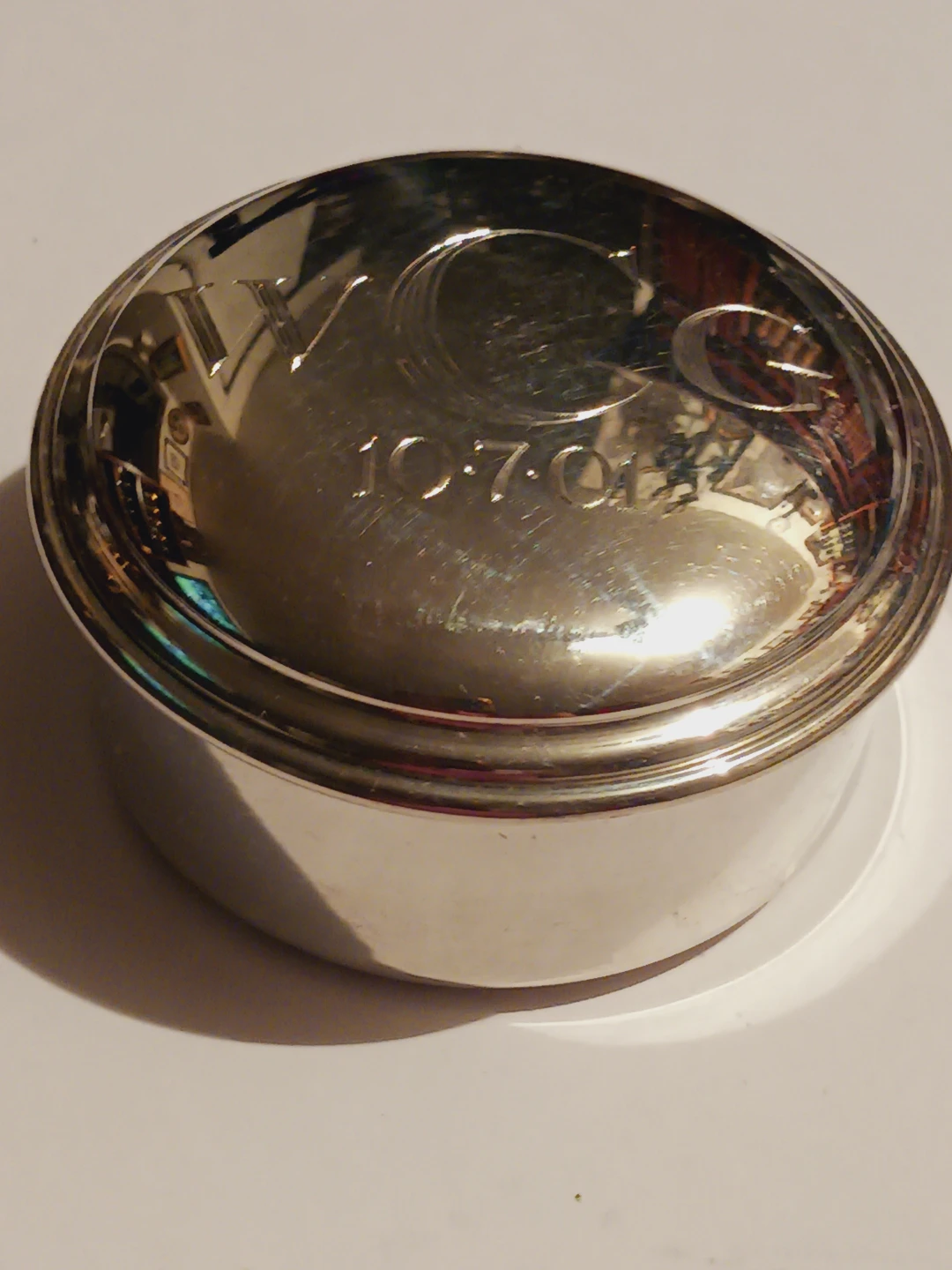Beautuful Vintage Silver Tone Trinket Box. - photo 4