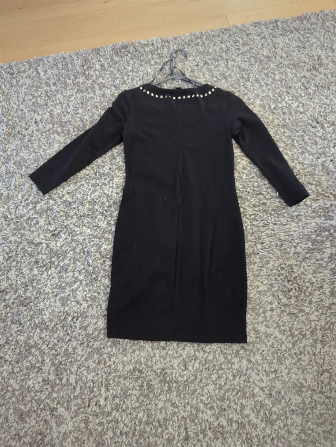 Forever 21 Black Studded Dress Size S - photo 2