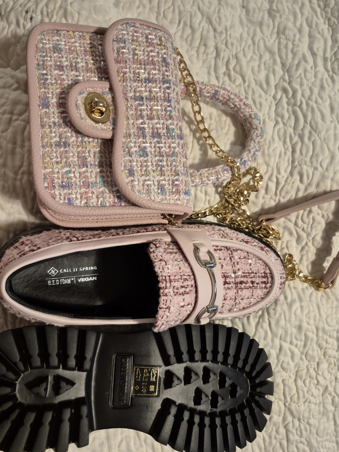 Brand new matched shoes and small purse - photo 2