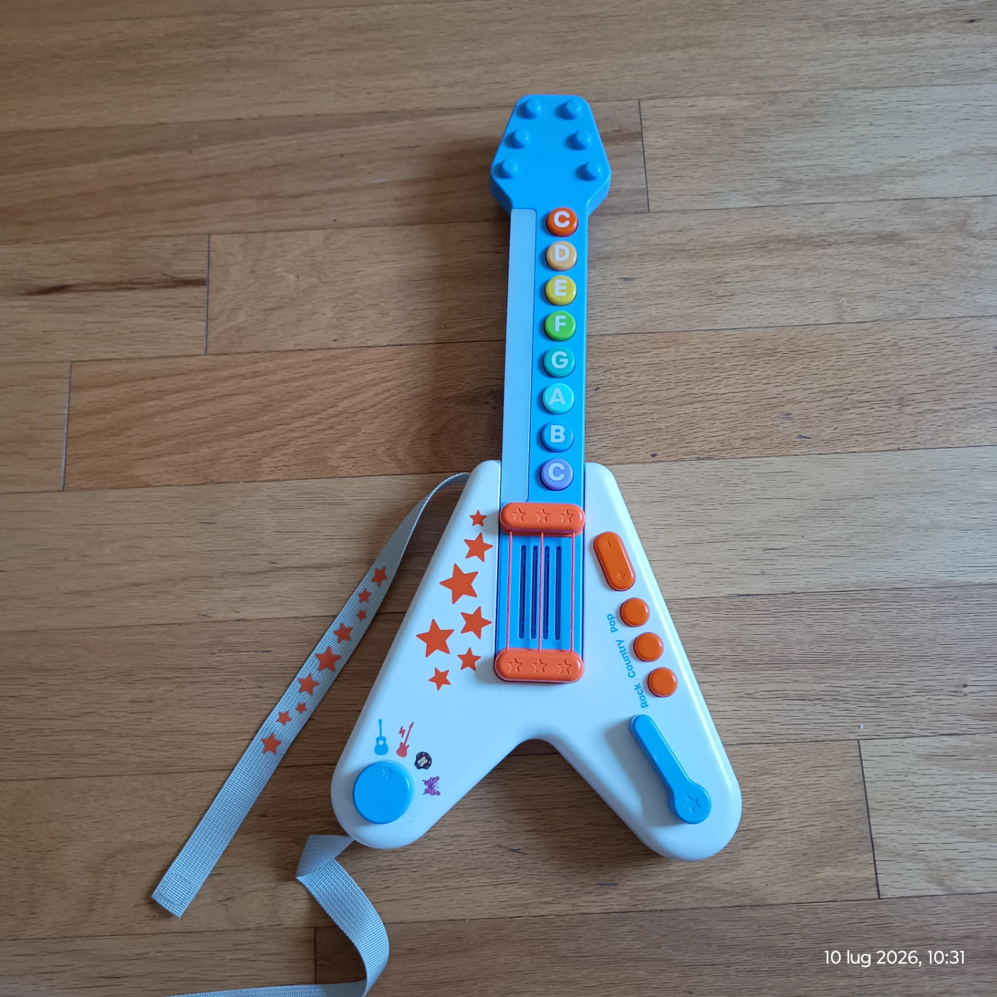 Rock Country Pop Toy Guitar with Strap