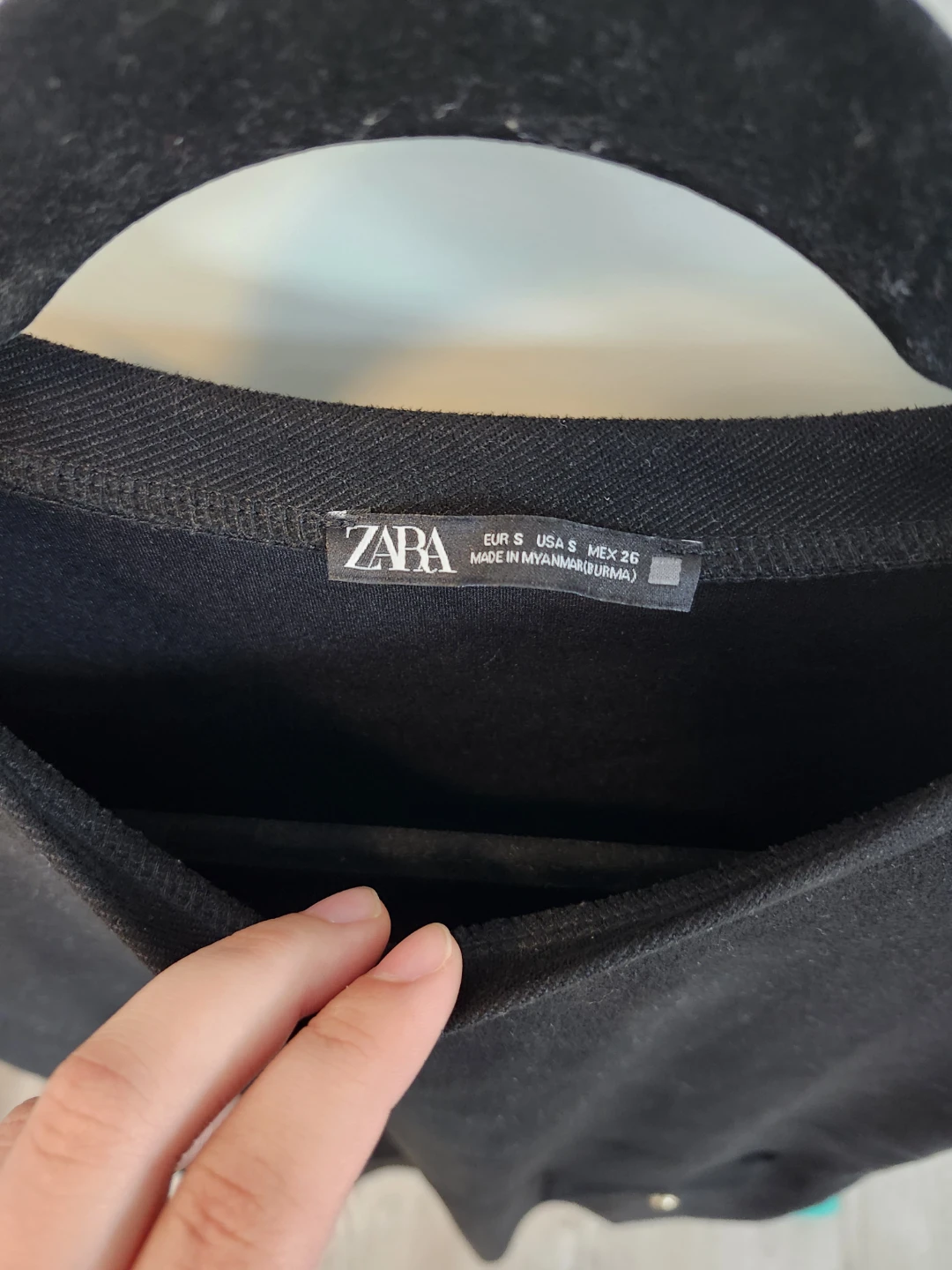 ZARA Black Short-Sleeve Dress - photo 3