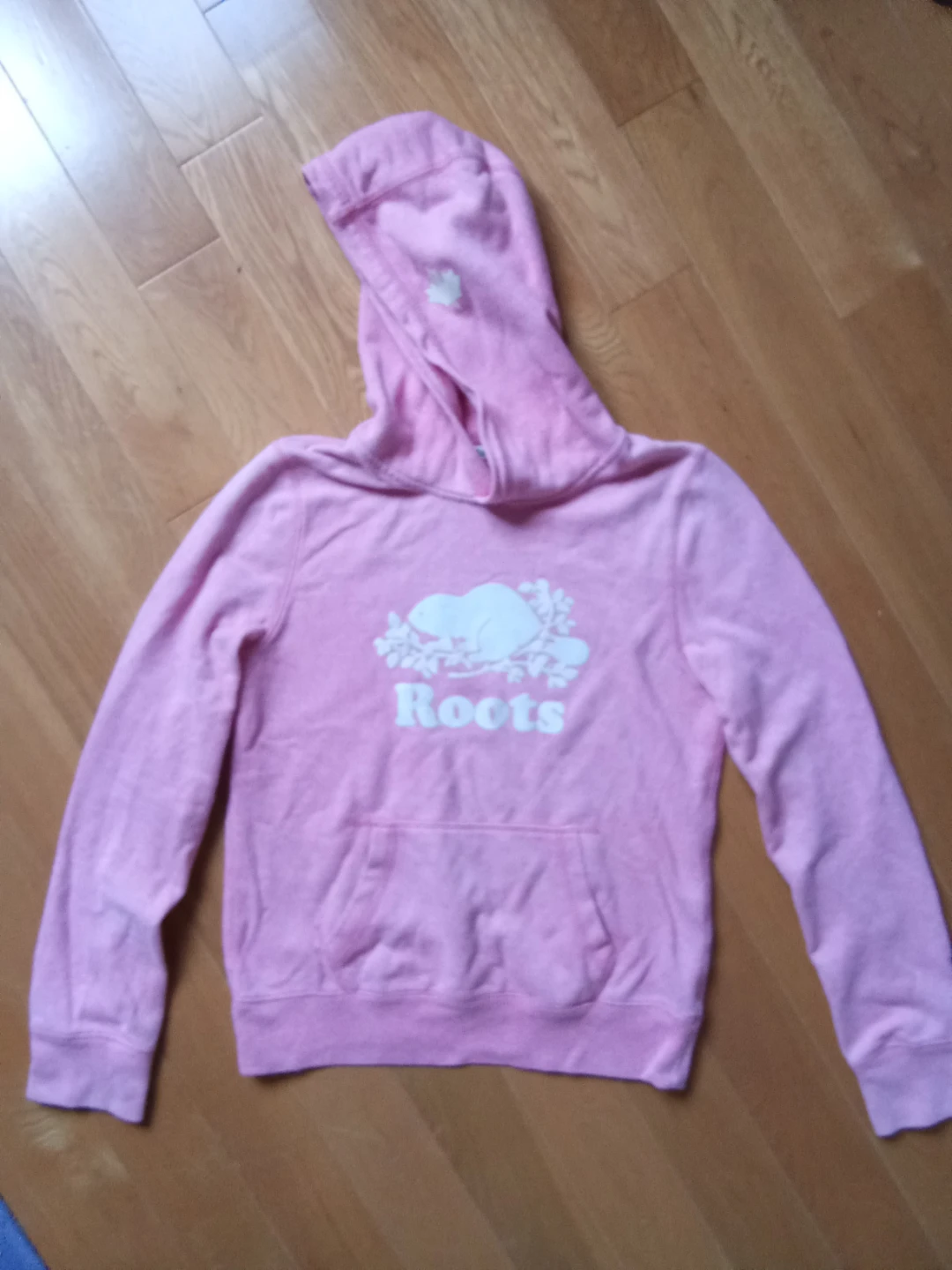Roots Kids Pink Hoodie XXL