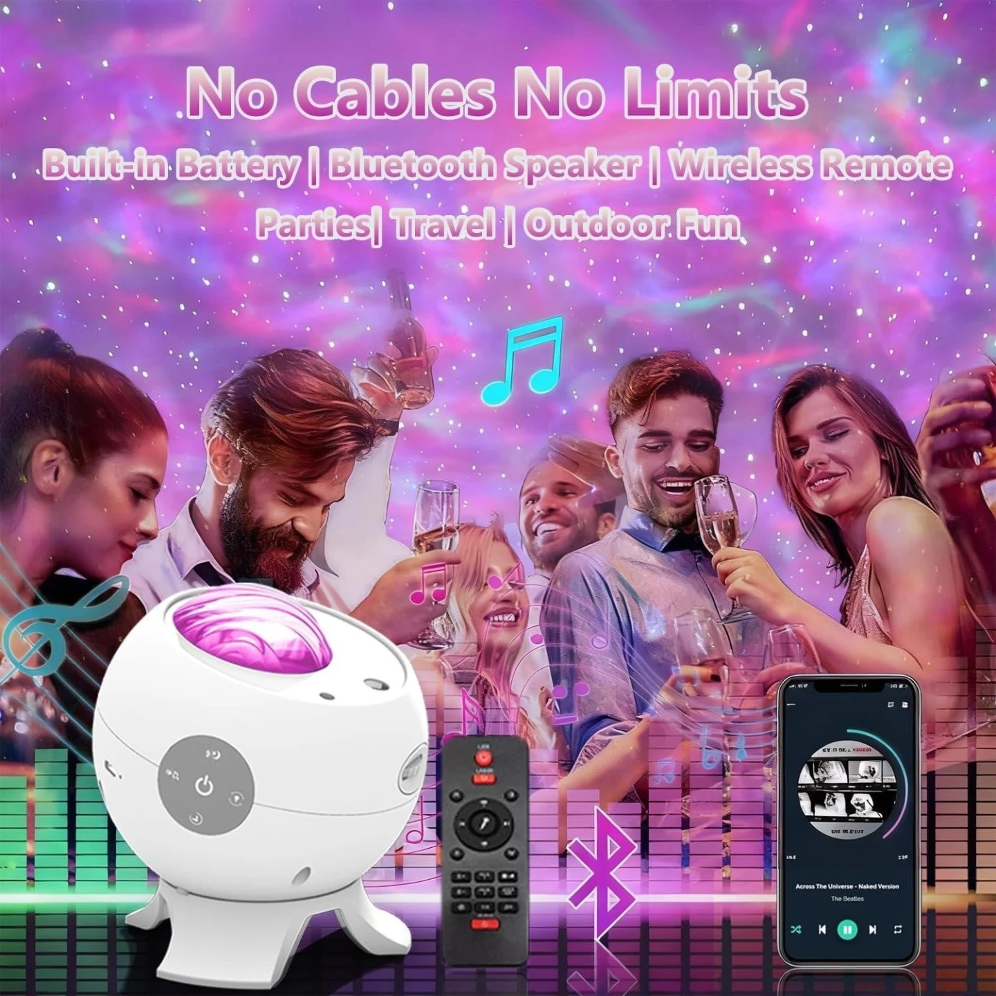 Star Projector Night Light with Remote - photo 3