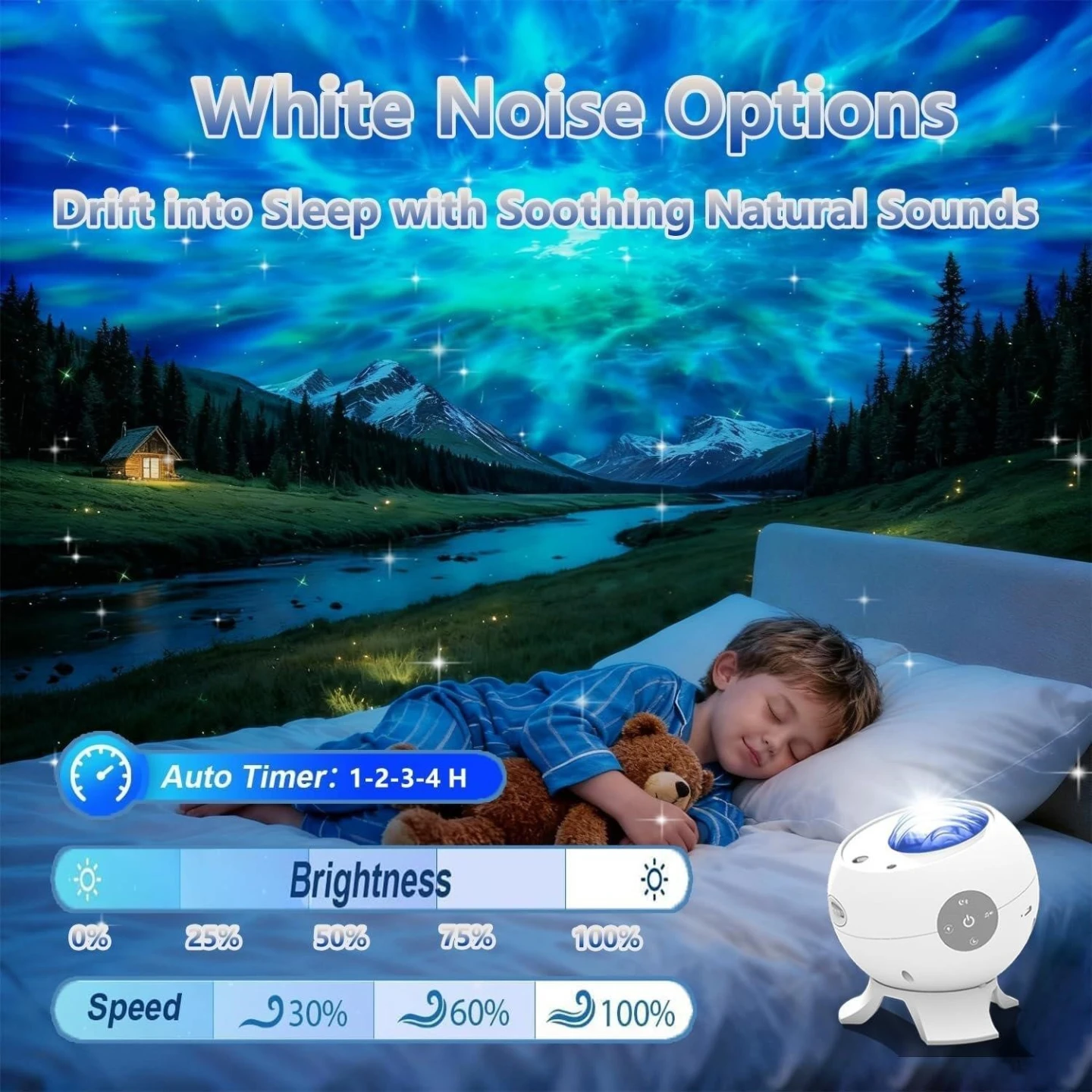 Star Projector Night Light with Remote - photo 4