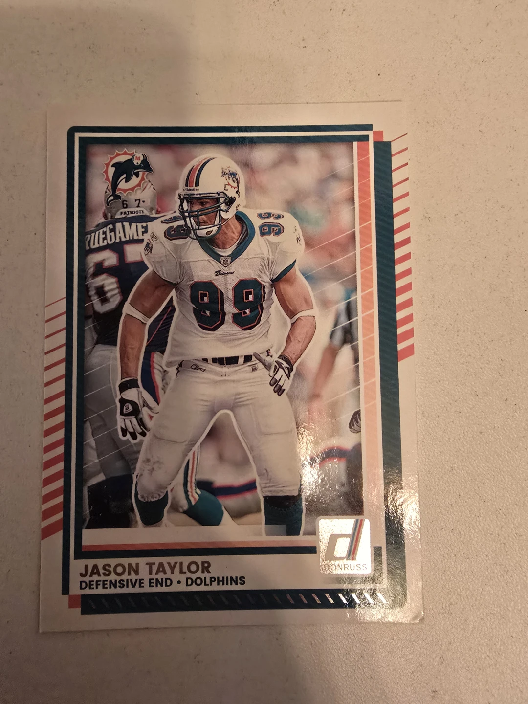 Jason Taylor 2011 Panini Football Card - Miami Dolphins