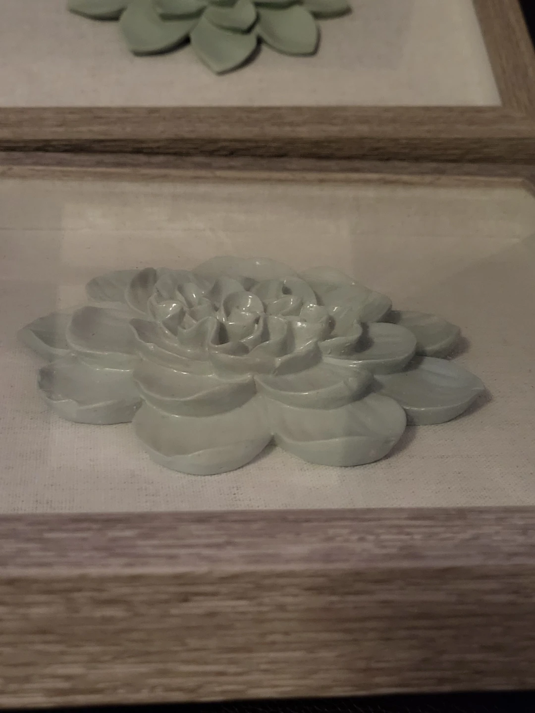 Set of 2 Mint Green Flower Wall Art - photo 5