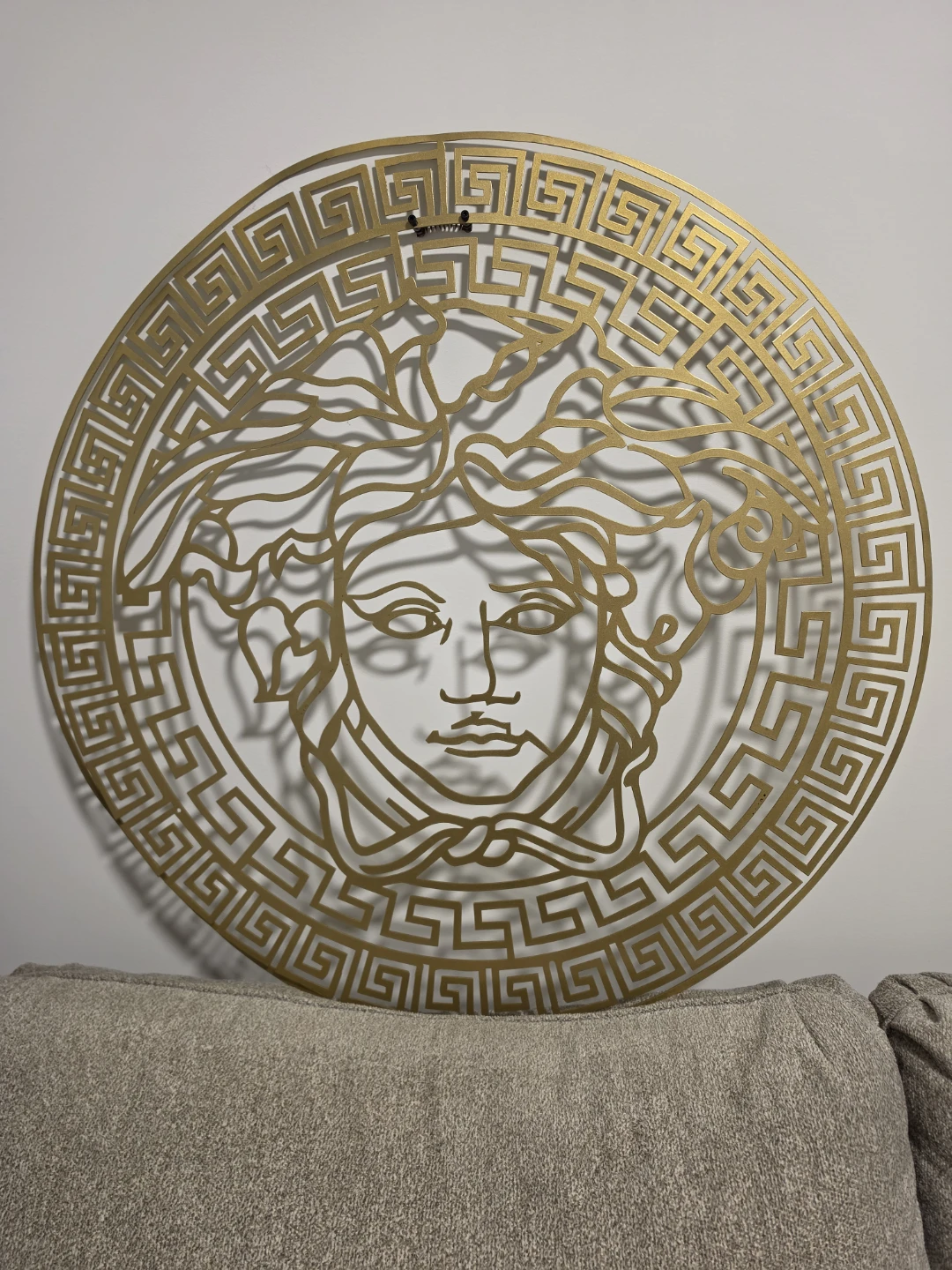 Gold Medusa Wall Art versace