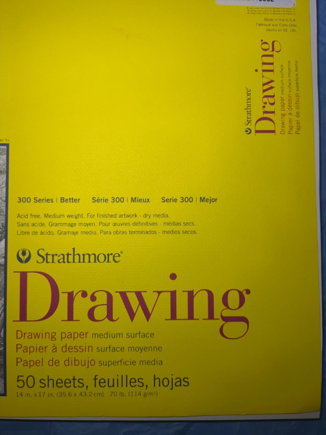 Strathmore Drawing Paper  14" x 17" 50 sheet - photo 4