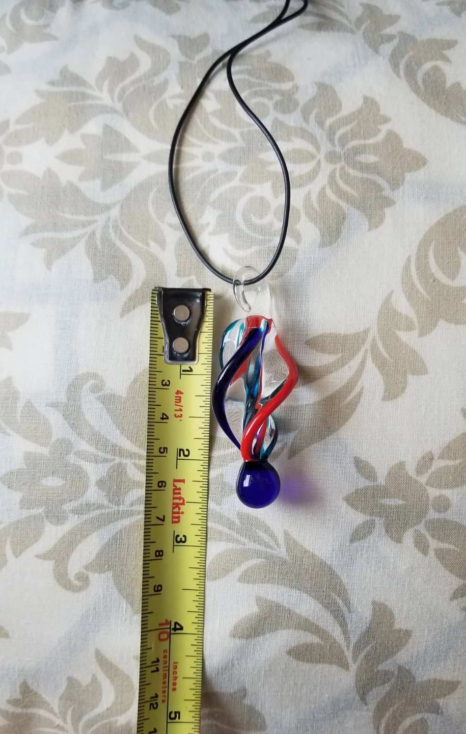 Glass Swirl Pendant and Earring Set - photo 5