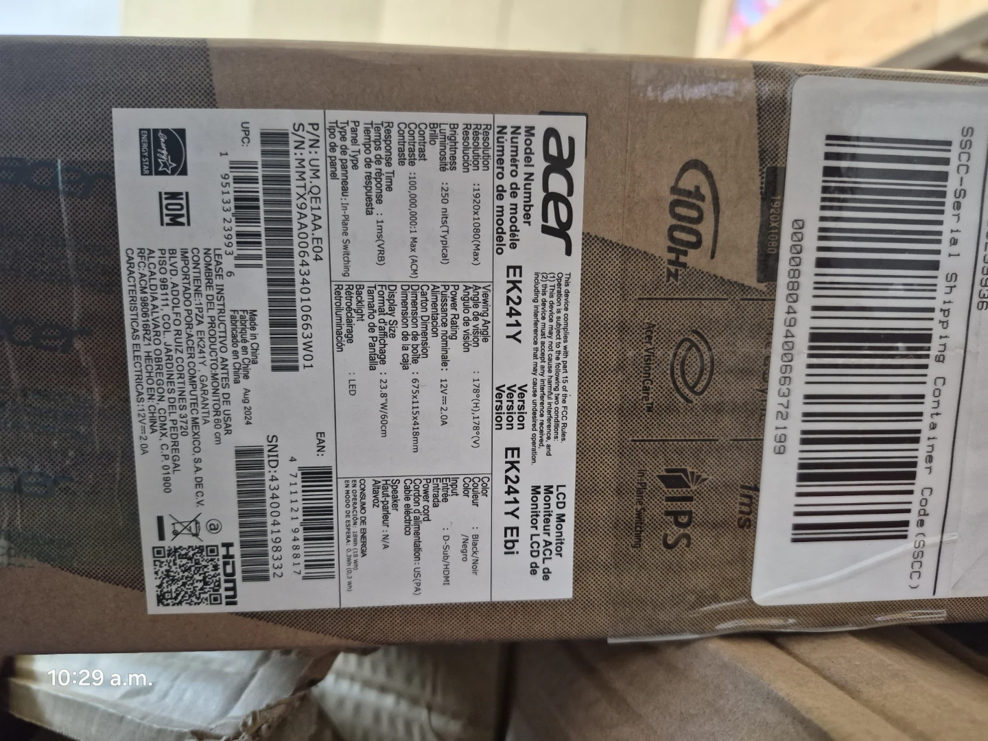 Acer EK241Y 23.8" FHD IPS Monitor - photo 3