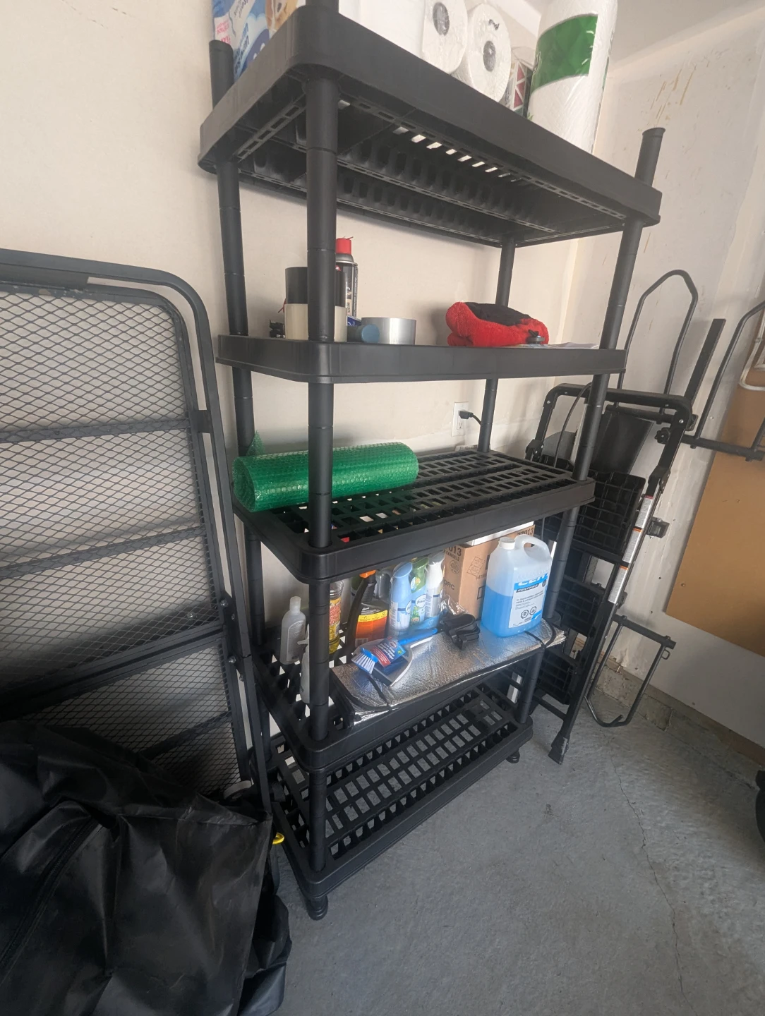 5-tier black resin utility shelf - photo 2