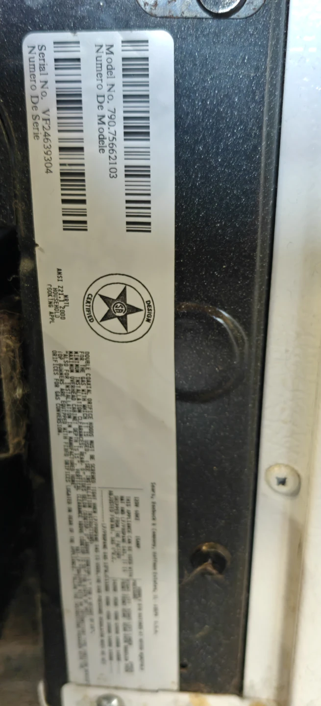 White Gas Range