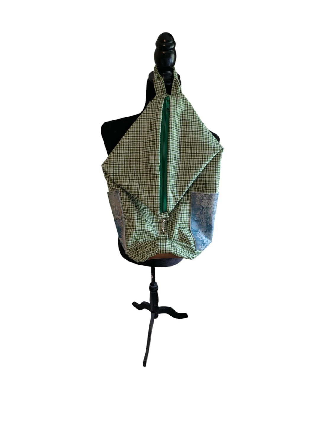 Green Check Bugsy Backpack