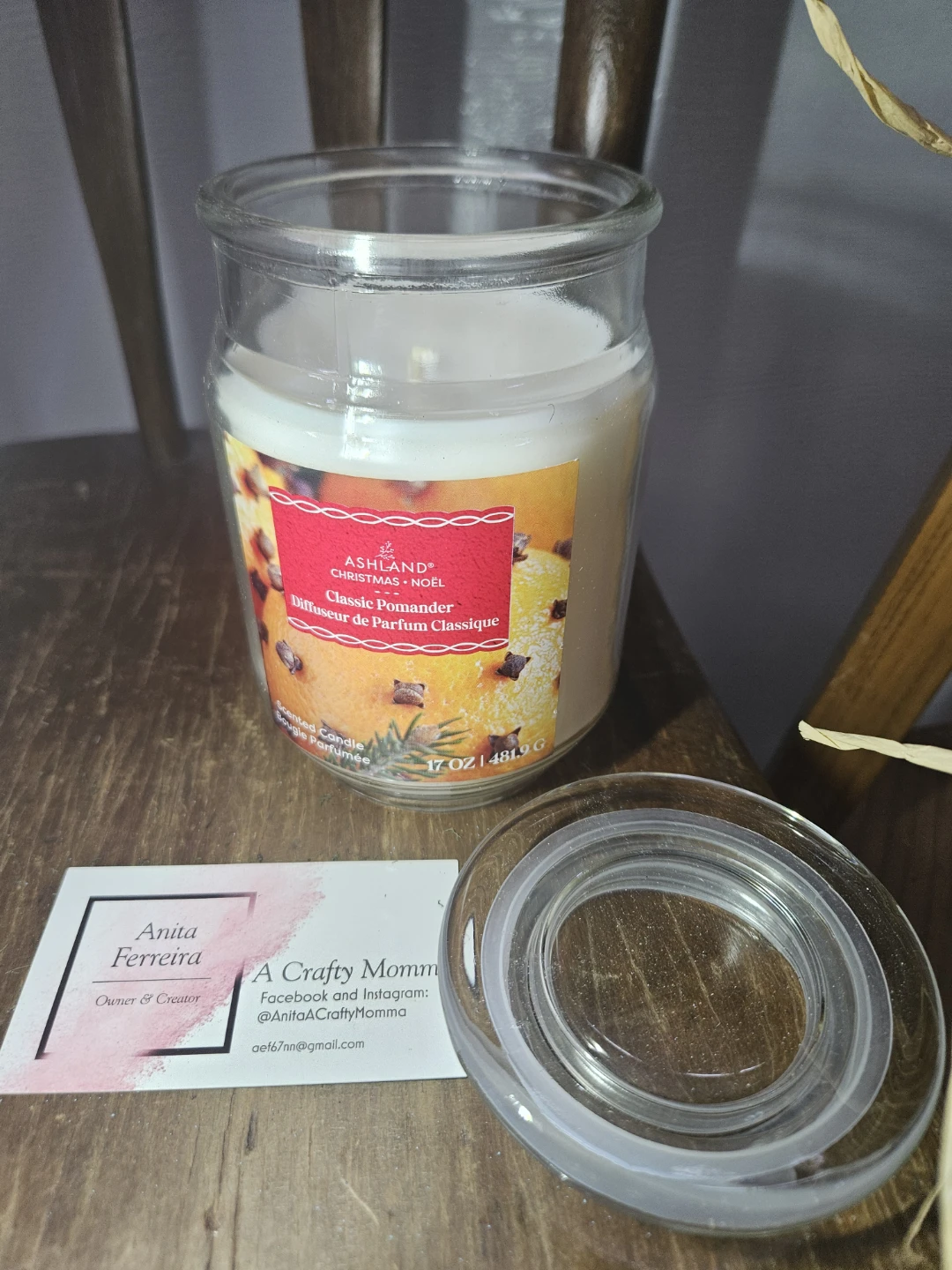 Ashland Scented Candle 17 oz and Floral Wreath - photo 3
