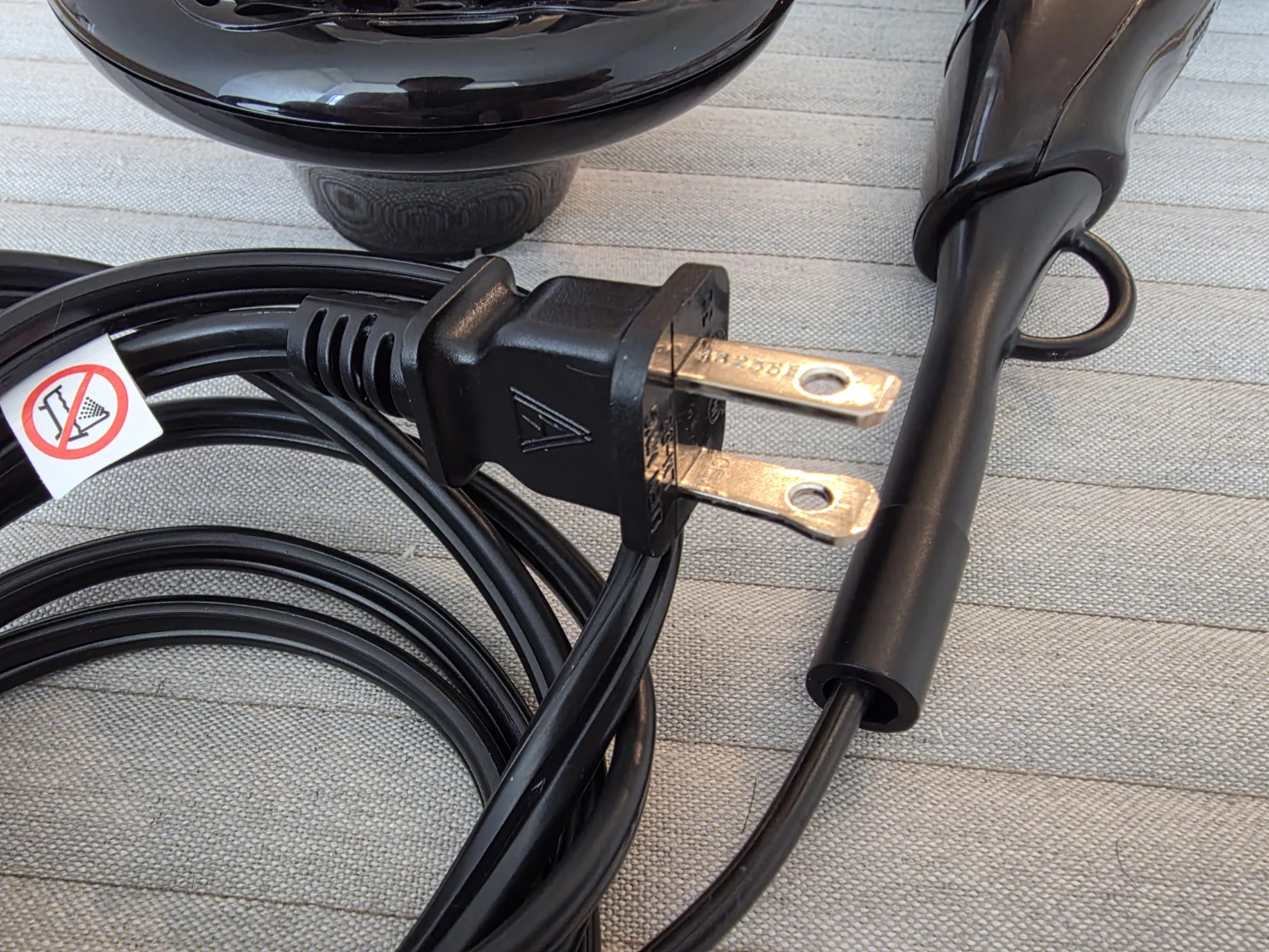 Conair Black Hair Dryer with Diffuser - photo 3