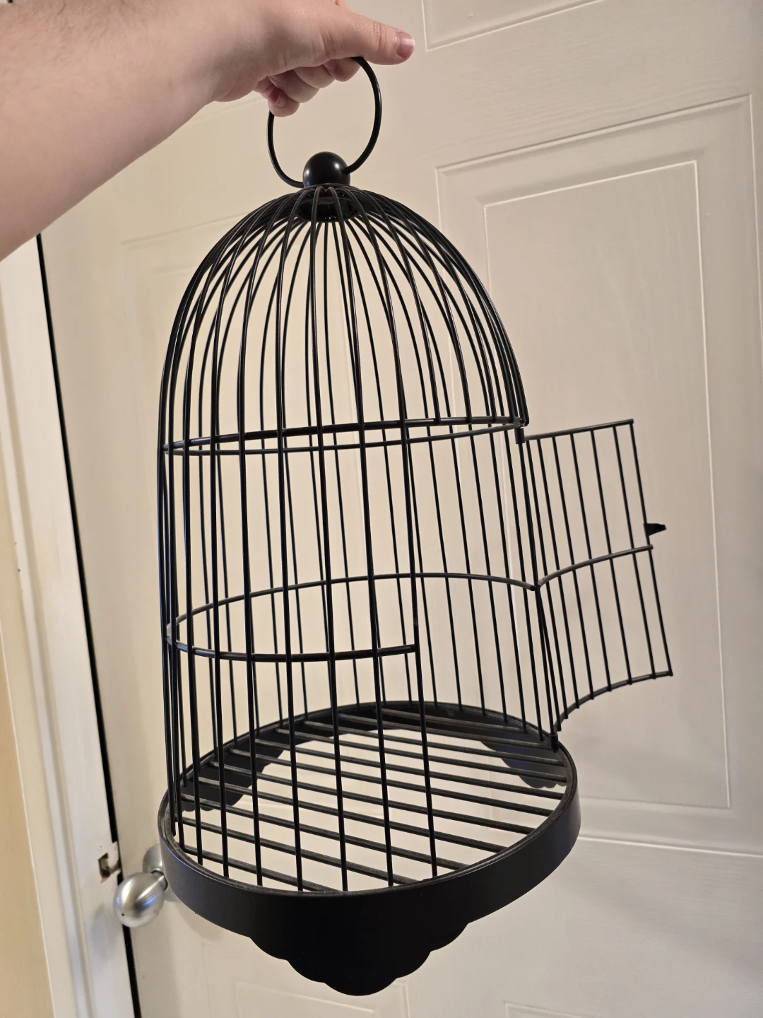 Black Decorative Bird Cage - photo 2