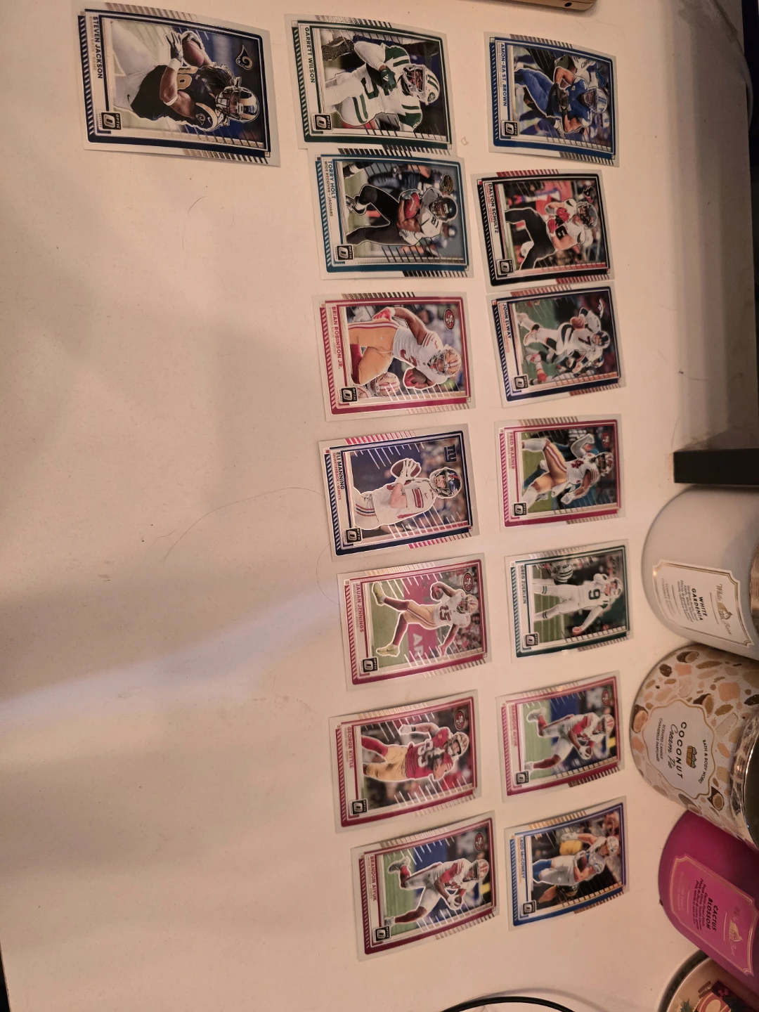Panini Optic Chrome NFL Trading Cards Collection