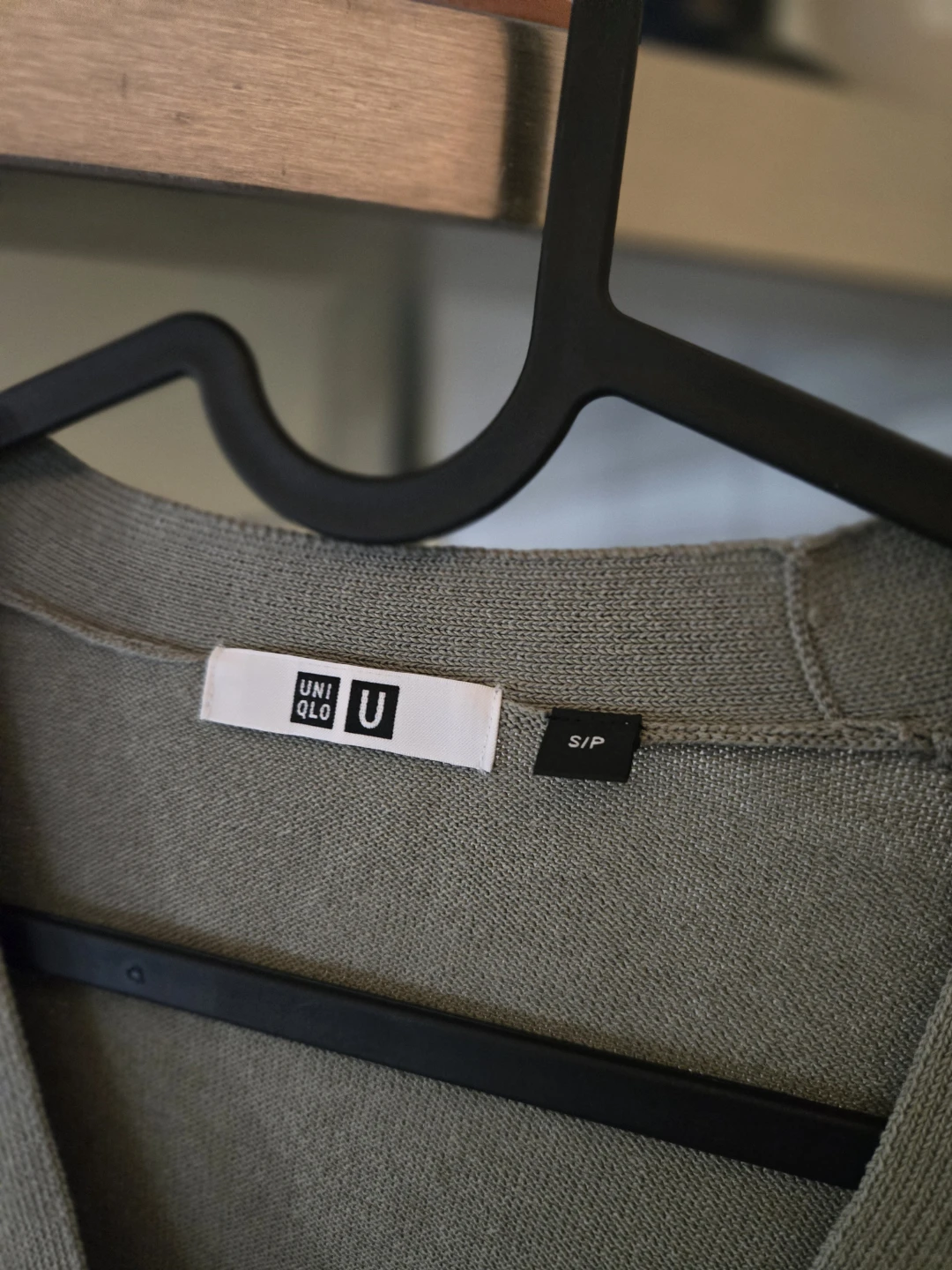 Uniqlo U Cardigan - Olive Green - Size S - photo 2