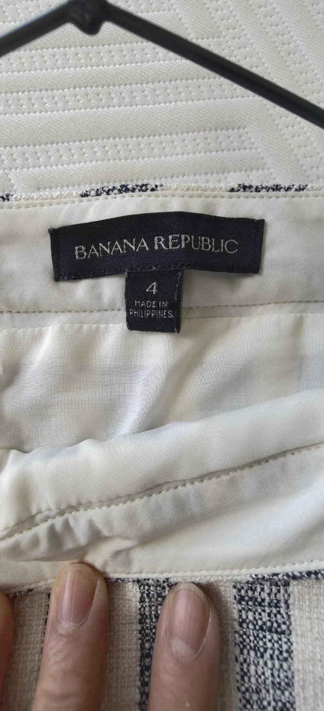 Banana Republic Striped Pencil Skirt Size 4 - photo 4