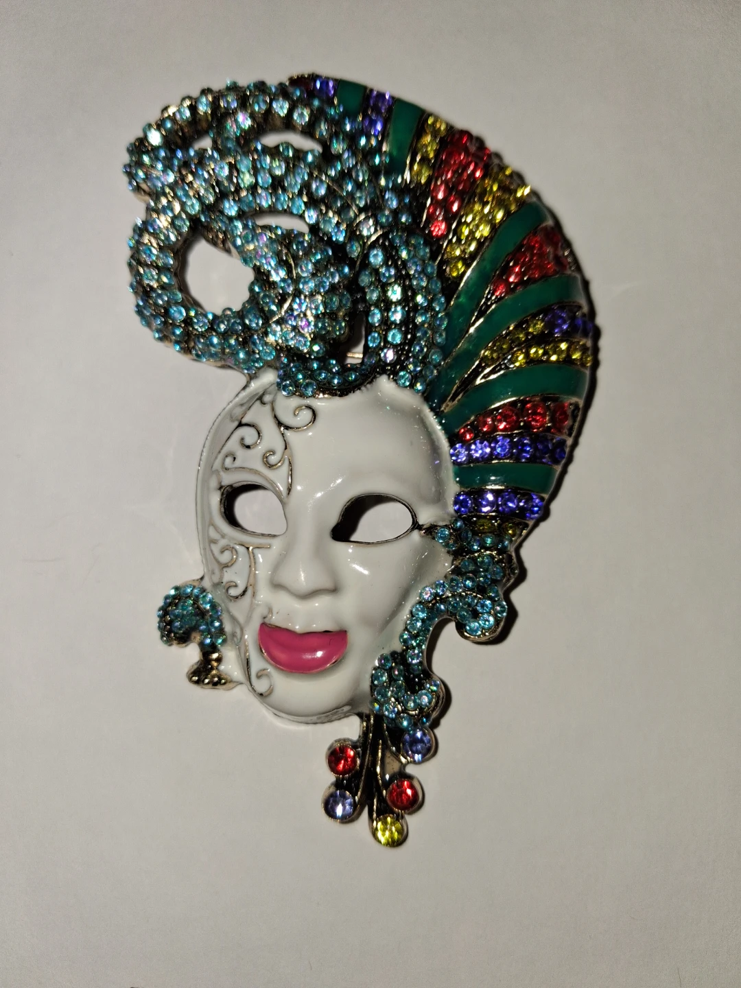 Assorted Rhinestone Brooches - Butterfly, Mask, Flower, Bugs - photo 3