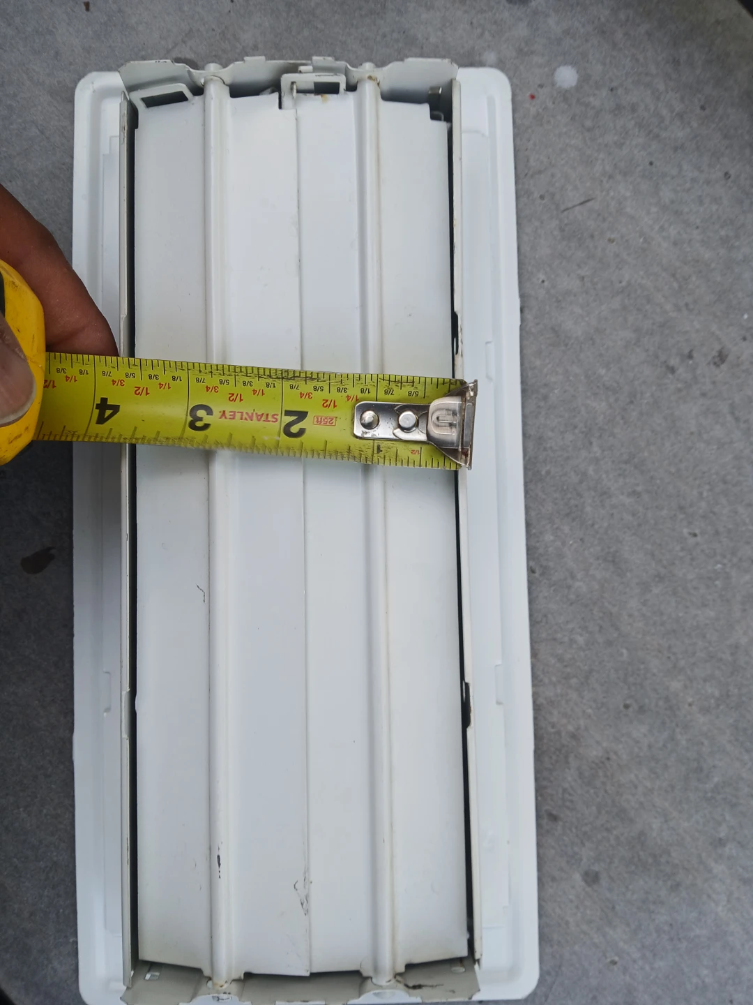 White HVAC Air Vent Grille - photo 4