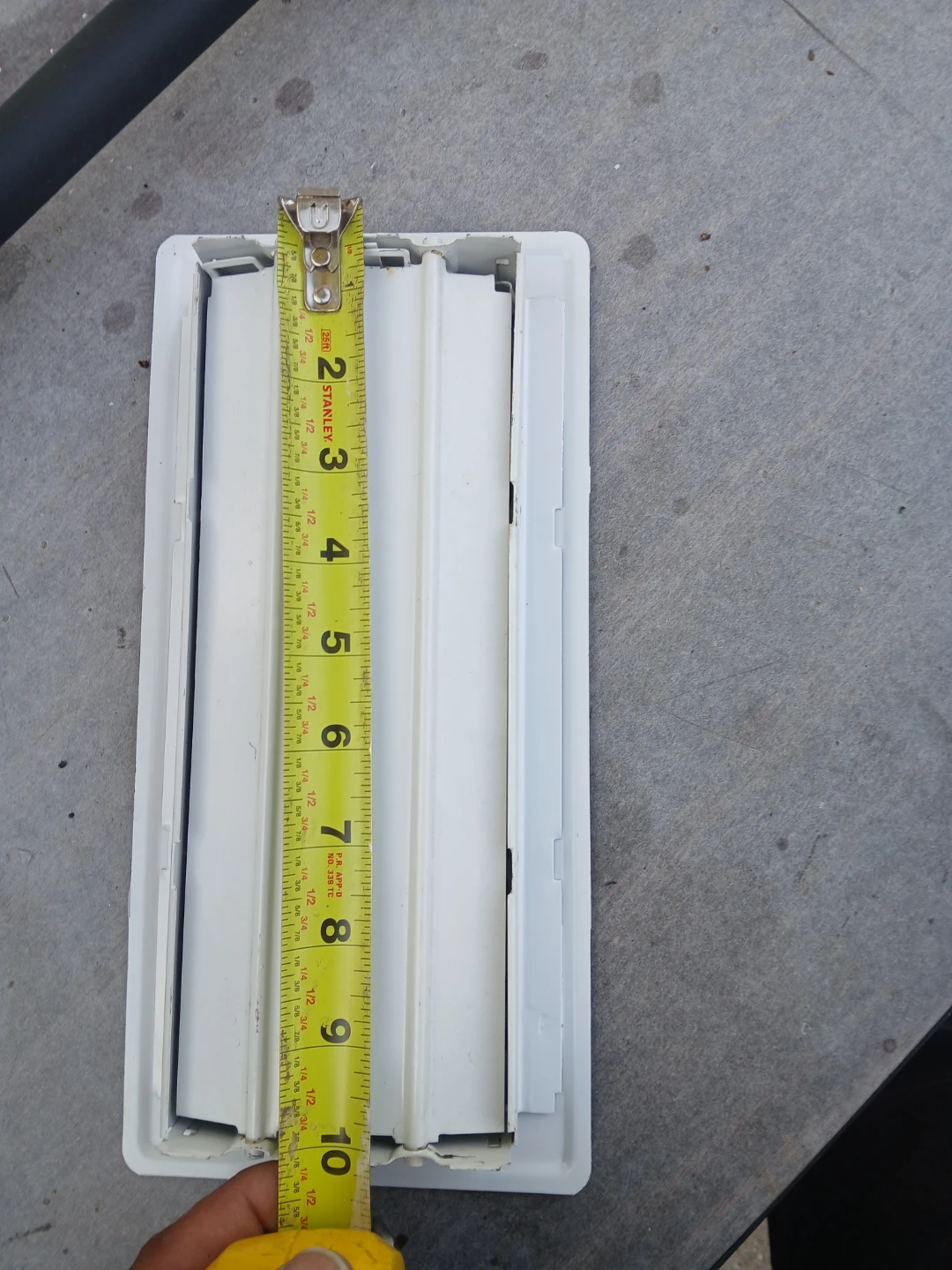 White HVAC Air Vent Grille - photo 5