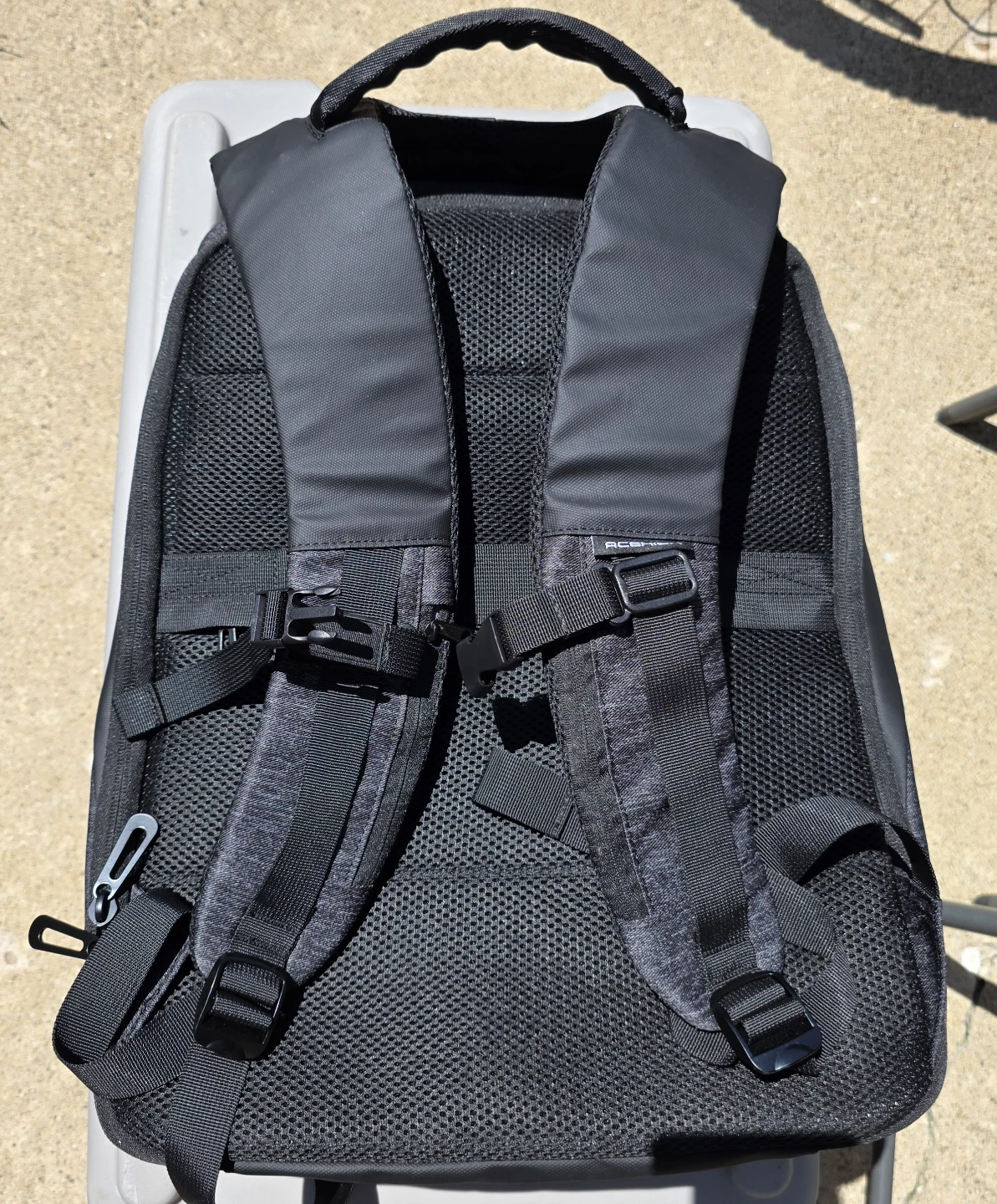 Datadog Anti theft Grey and Black Backpack - photo 3