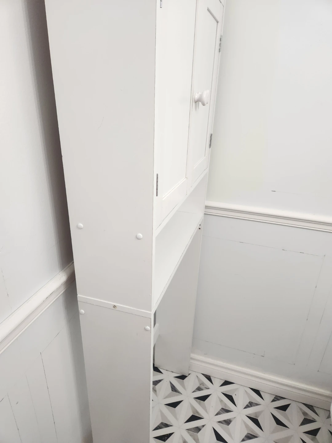Over toilet White Storage Cabinet - photo 4