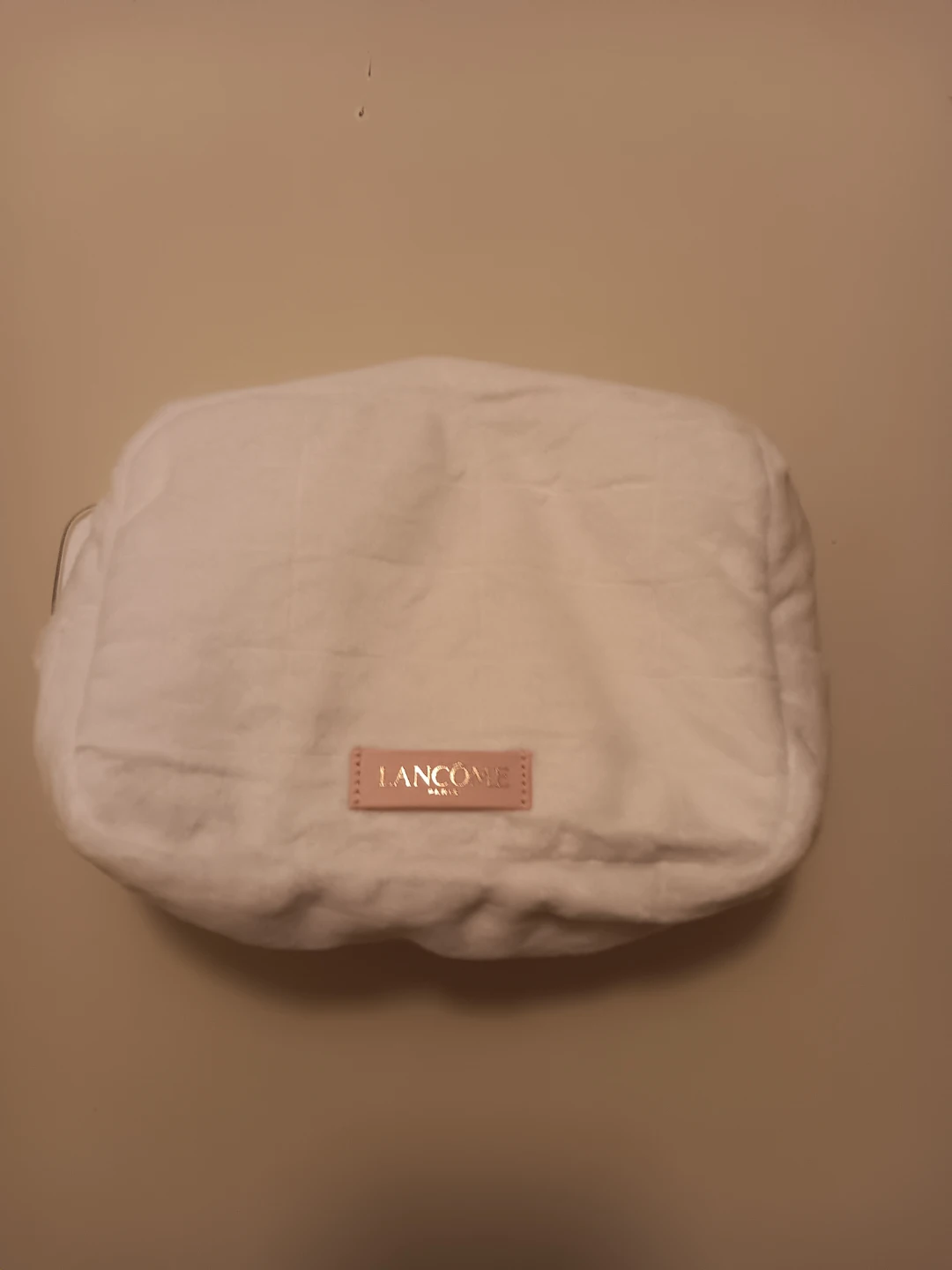 New Lancôme White Cosmetic Bag