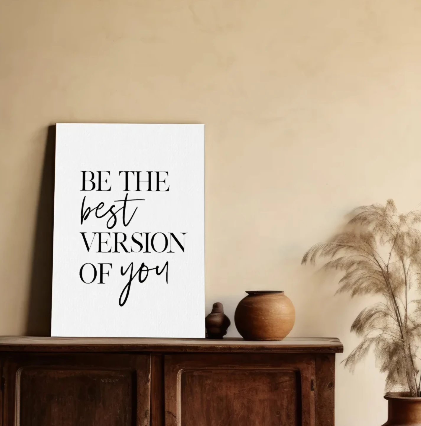 Wall Art Print on Canvas Framed  12"x16"