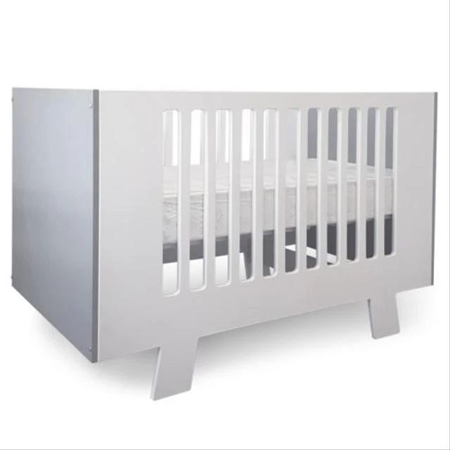 GREAT CONDITION! Dutailier Convertible Crib (Grey & White) - photo 3
