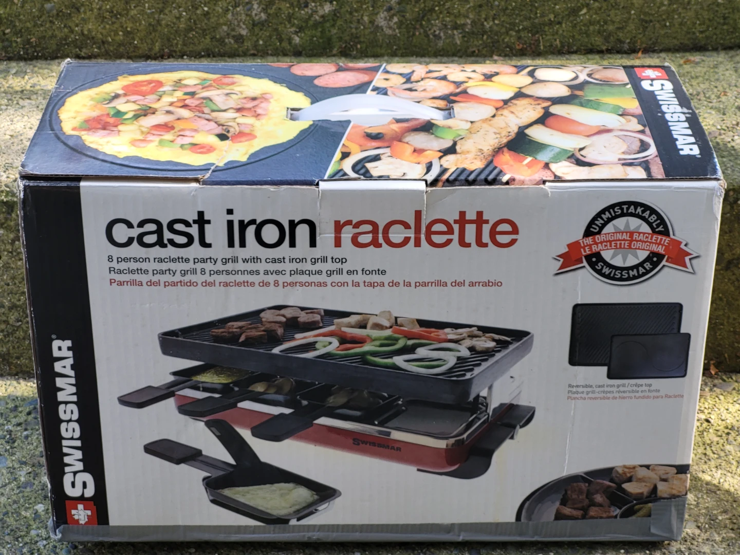 Swissmar Cast Iron Raclette Grill - 8 Person