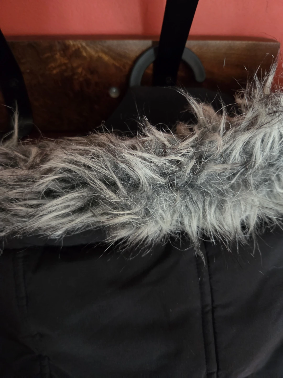 Northern Expedition Black Puffer Jacket with Fur Hood - photo 4