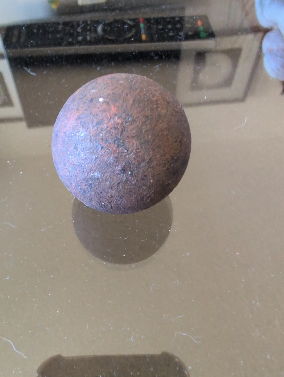 2 Rustic Metal Ball,steel ball 5" ,1 1/2" dia - photo 4