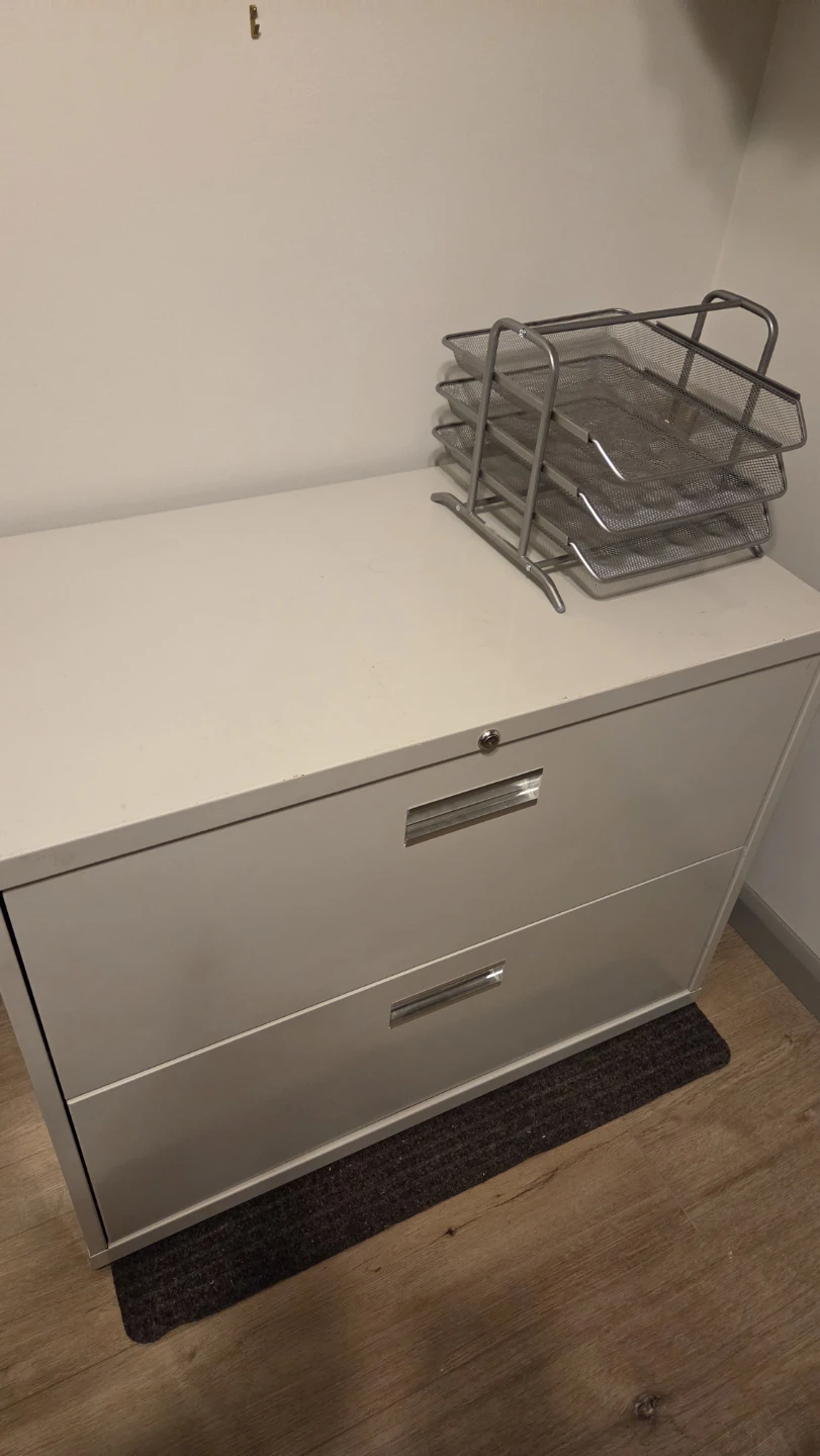 2-Drawer Lateral Metal Filing Cabinet
