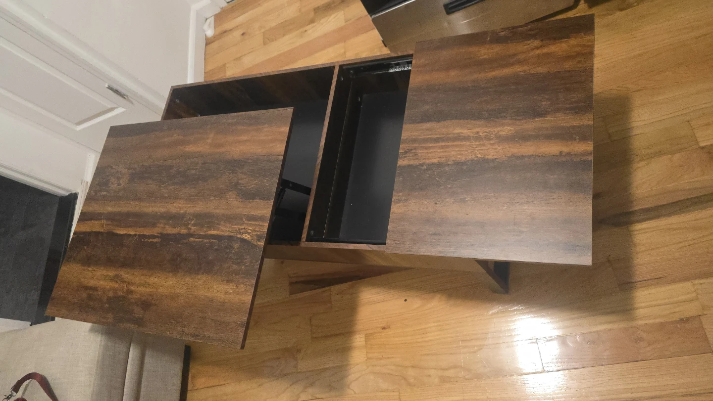 Lift Top Coffee Table with Storage - photo 2