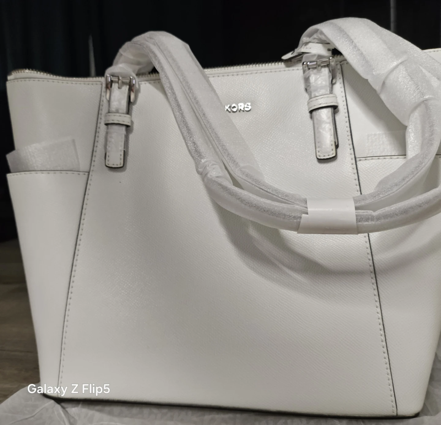 Michael Kors White Tote Bag