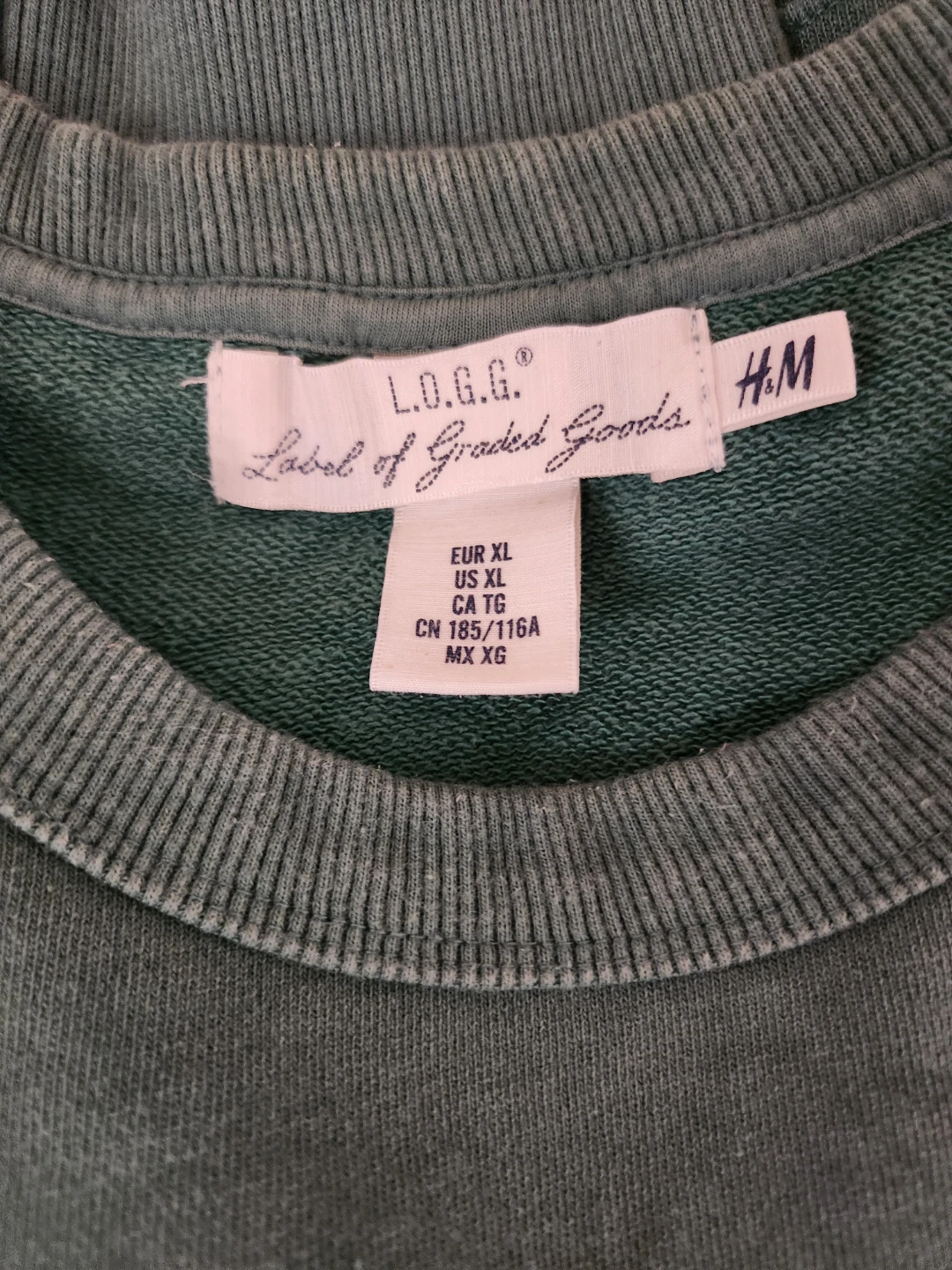 Unisex H&M Green Sweatshirt - photo 2