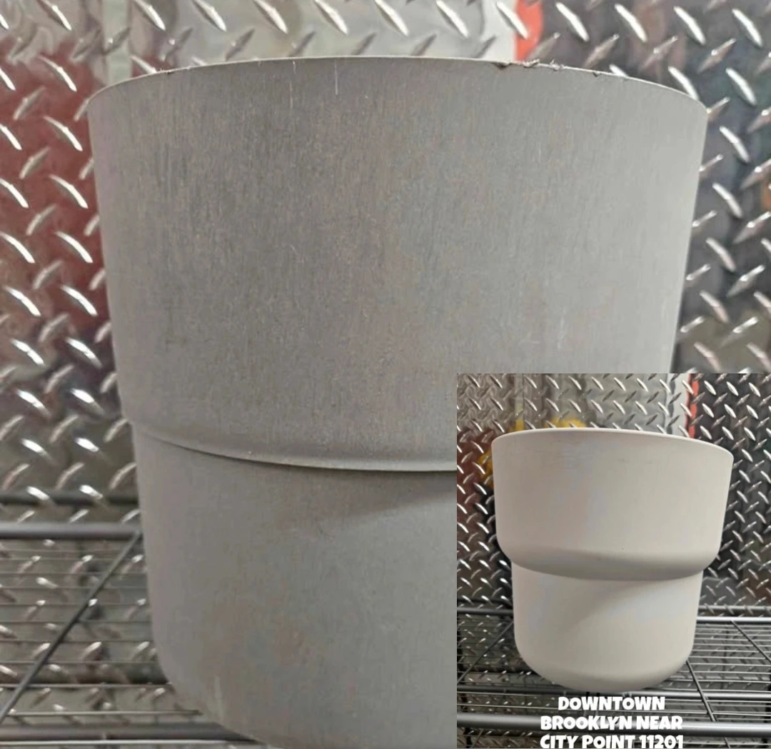 🔥 Modern Concrete-Style Minimalist Plant Pots (Set of 2)