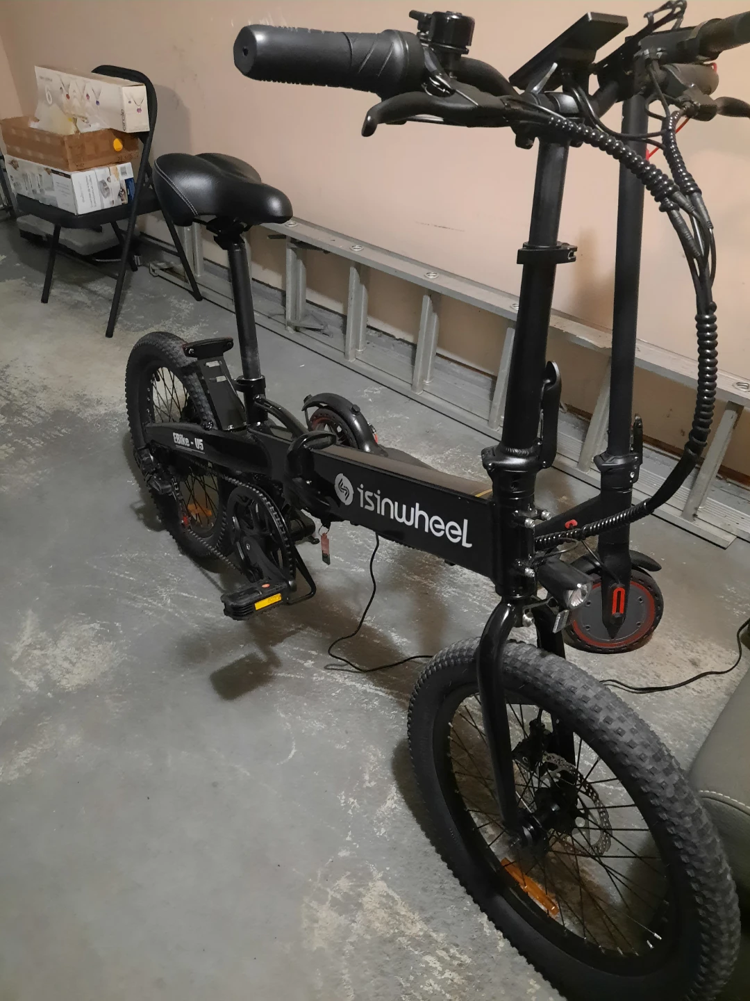 isinwheel U5Pro Electric Folding Fat Tire E-bike