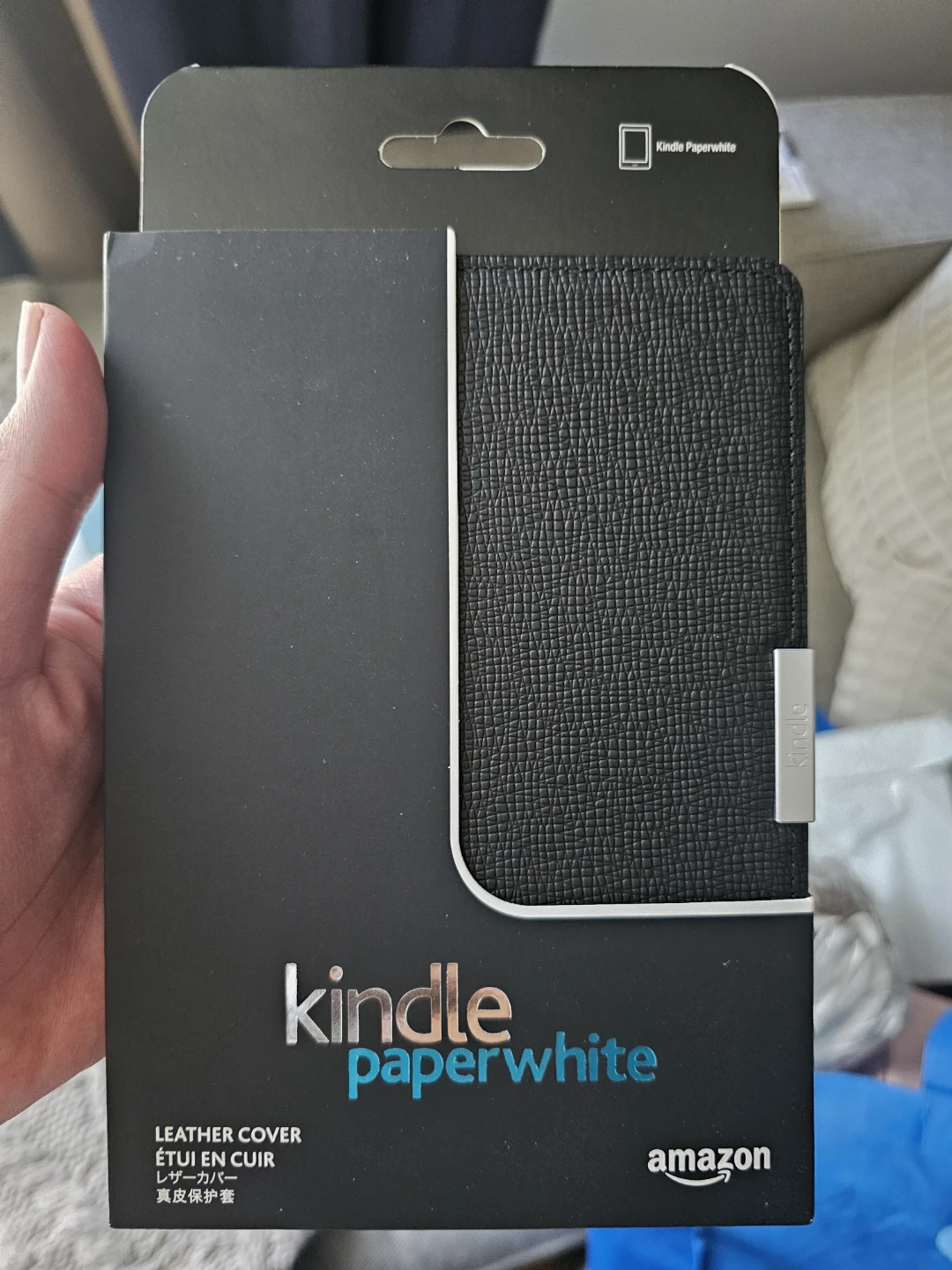 Amazon Kindle Paperwhite Leather Cover - Black