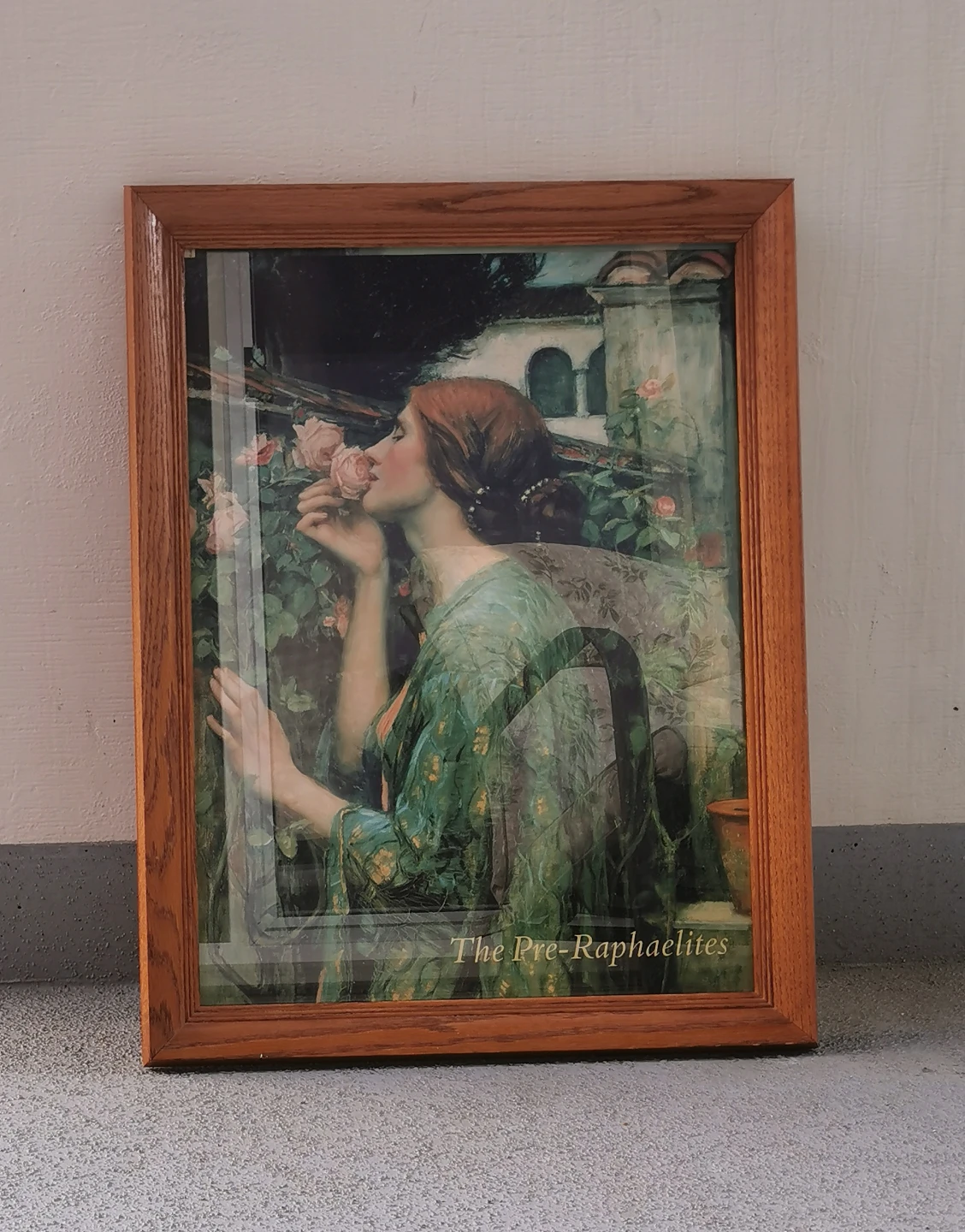 Large Vintage Framed Pre-Raphaelite Art Print Victorian Art - photo 5