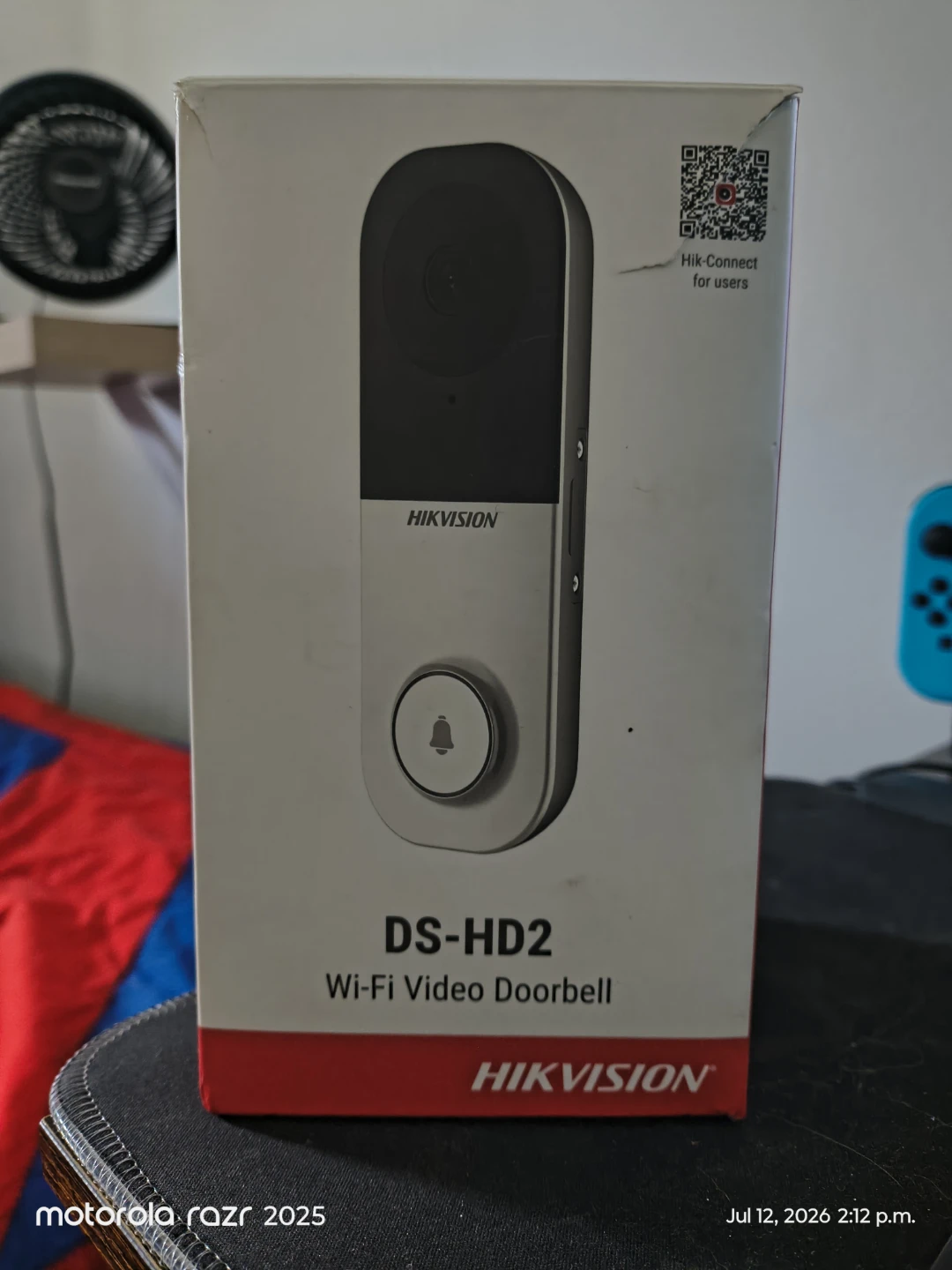 Hikvision DS-HD2 Wi-Fi Video Doorbell