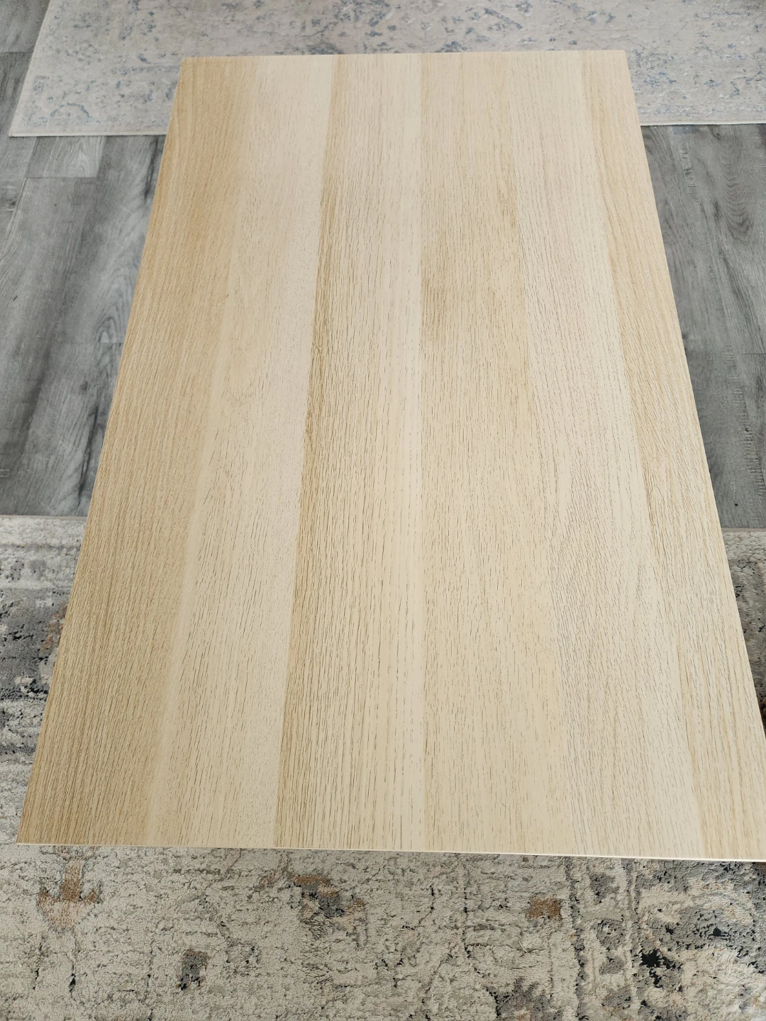 Ikea Light Wood Coffee Table with Shelf - photo 3