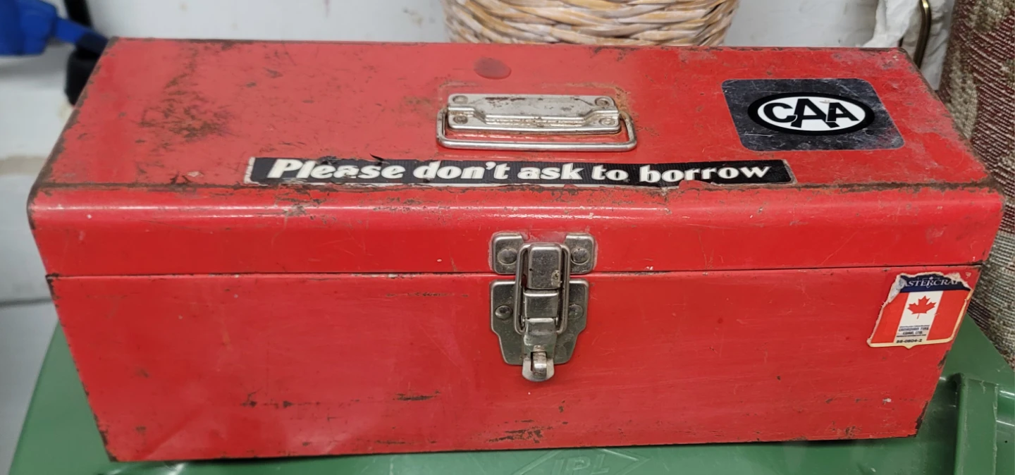 Mastercraft Red Metal Toolbox