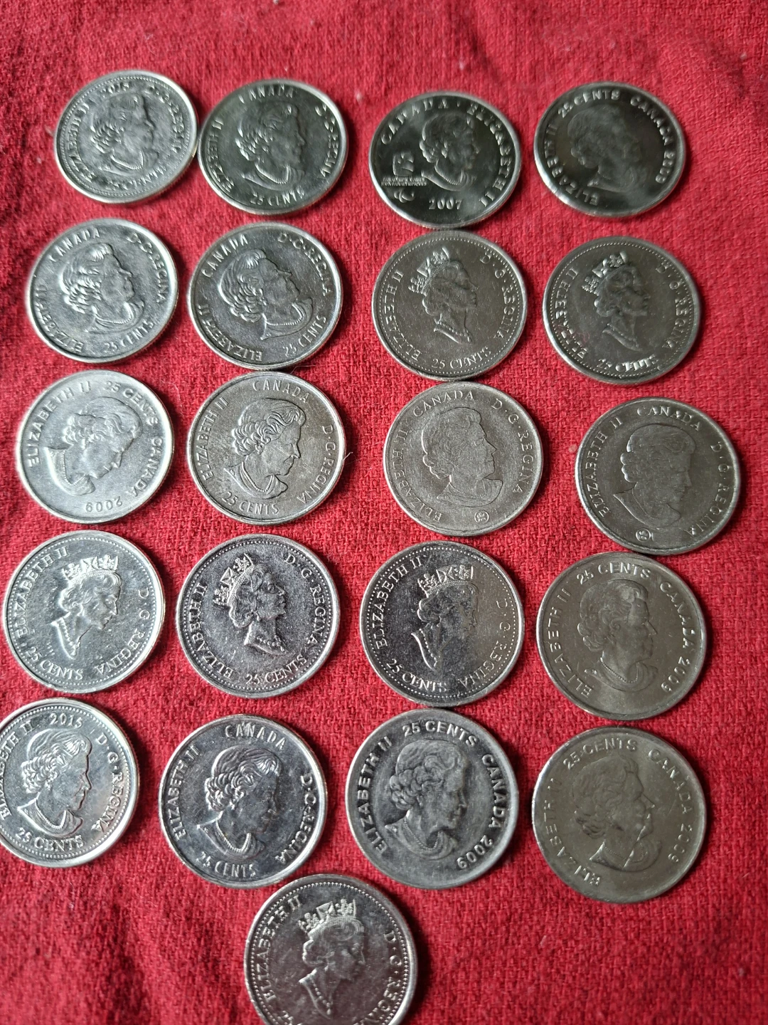 Collection of Canadian Quarters - photo 4
